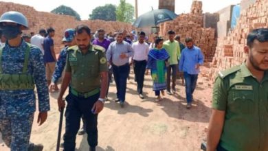 তেরখাদা উপজেলায় ছয় ইটভাটা বন্ধসহ কয়লা তৈরীর ১৩টি চুল্লি গুড়িয়ে দিয়েছে